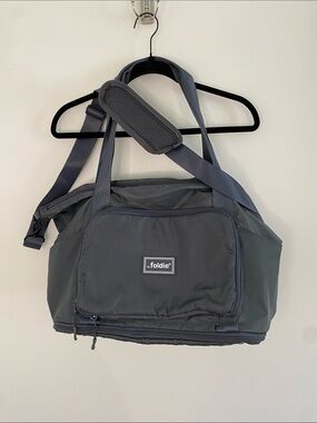 The Foldie® Travel Bag NWT Gray Weekender Duffle Bag